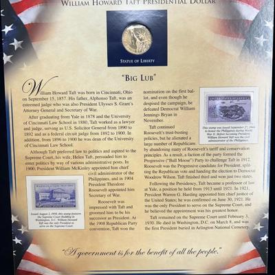 Willam Howard Taft - - The United States Presidents Coin Collection by PCS Stamps & Coins