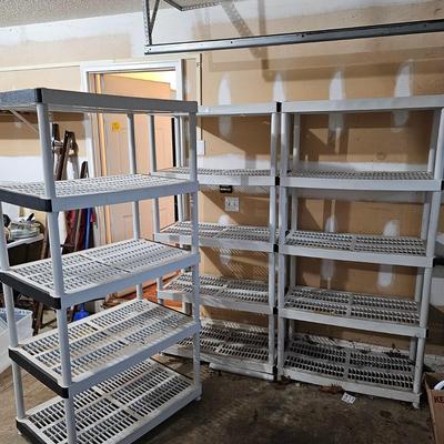 3 Sets of Plastic Shelves (G-JS)