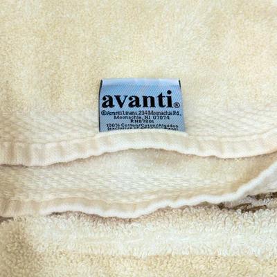 AVANTI ~ Five (5) Decorative Gold Embellished Towels