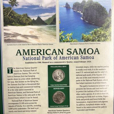 American Samoa - National Park of American Samoa- Quarters