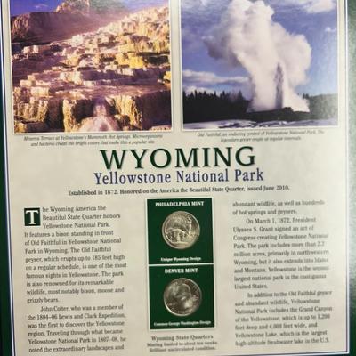 Wyoming Yellowstone National Park Quarters