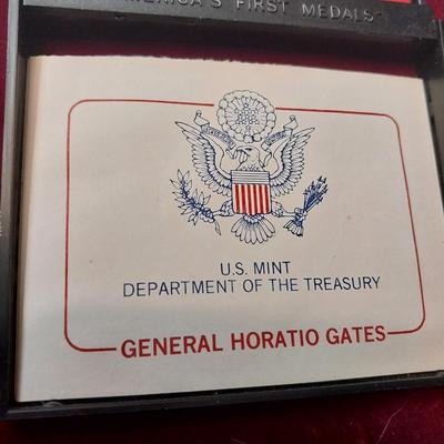 US MINT DEPT OF THE TREASURY GENERAL HORATIO GATES MEDAL