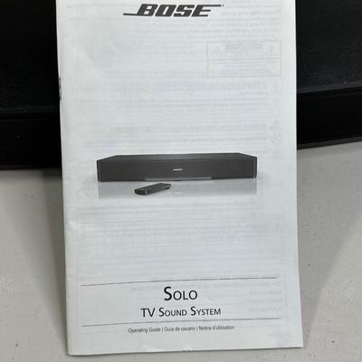 BOSE ~ Solo TV Sound System