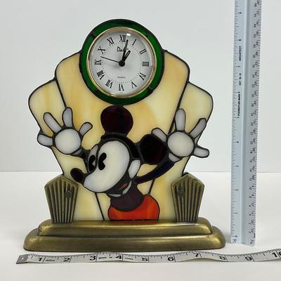 -3- HOME | Vintage Dale & Disney | Mickey Mouse Stained Glass Clock