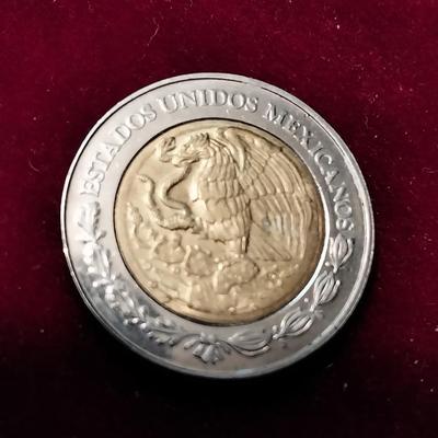 1960 TUNISIA 2 MILLIMS, 2002 $2 PESOS & 1979 20 CENTAVOS