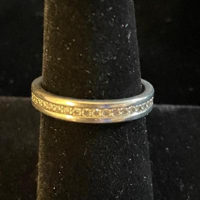 STERLING SILVER ETERNITY BAND