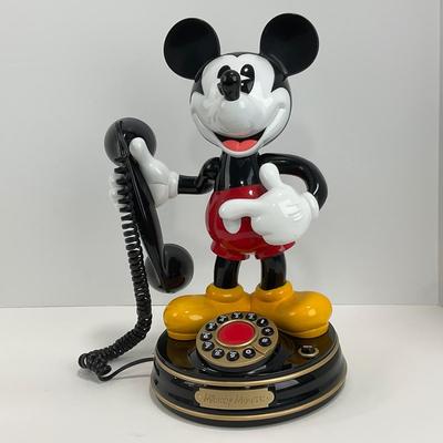 -12- HOME | Vintage Mickey Mouse Animated Telephone