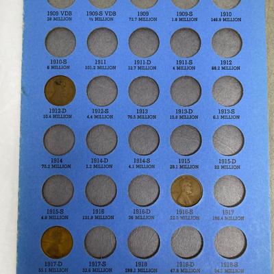 Lincoln Head Cent #1 1909-1940 Book 3