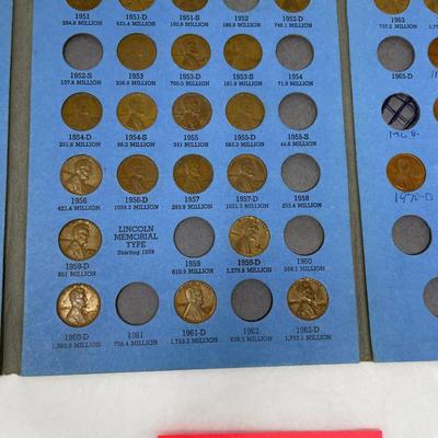 Lincoln Head Cent #2 1941- 2nd book mostly full