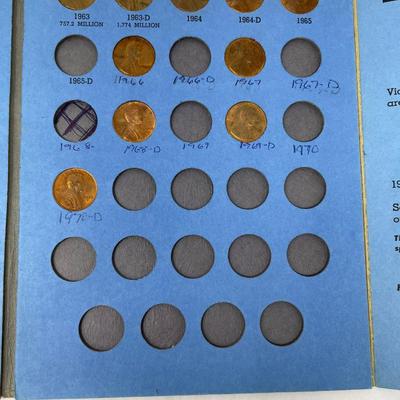 Lincoln Head Cent #2 1941- 2nd book mostly full