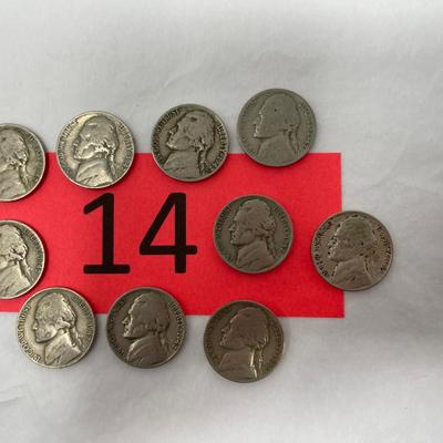 1942 Jefferson War Nickels