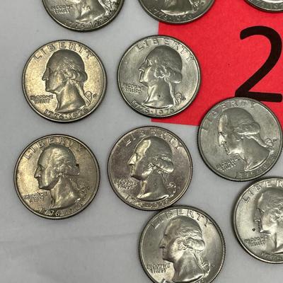 Washington Bicentennial Quarters Lot of 16