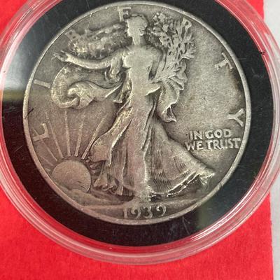 1939 Walking Liberty 1/2 Dollar