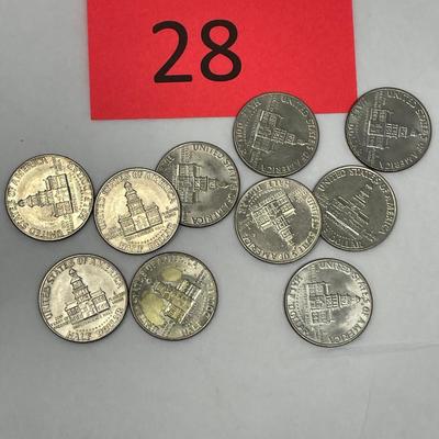 1976 Kennedy 1/2 Dollar Lot of 10