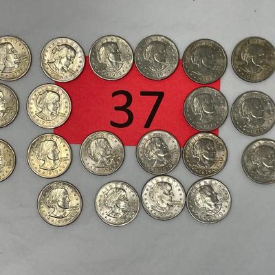 1979 Susan B Anthony Dollars Lot of 20