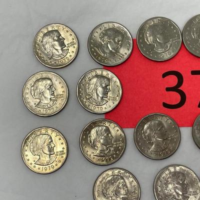 1979 Susan B Anthony Dollars Lot of 20