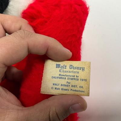 -15- TOY | Vintage Mickey Mouse Plush | Walt Disney Productions California