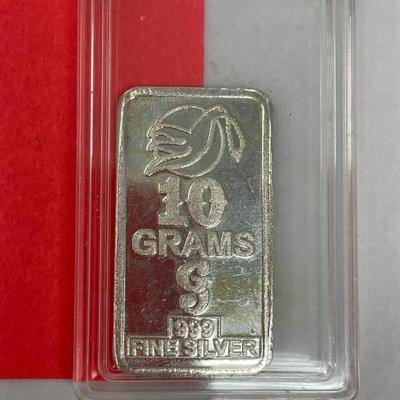 10 Gram Bar 999 Fine Silver