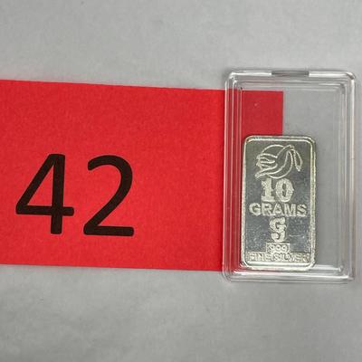 10 Gram Bar 999 Fine Silver