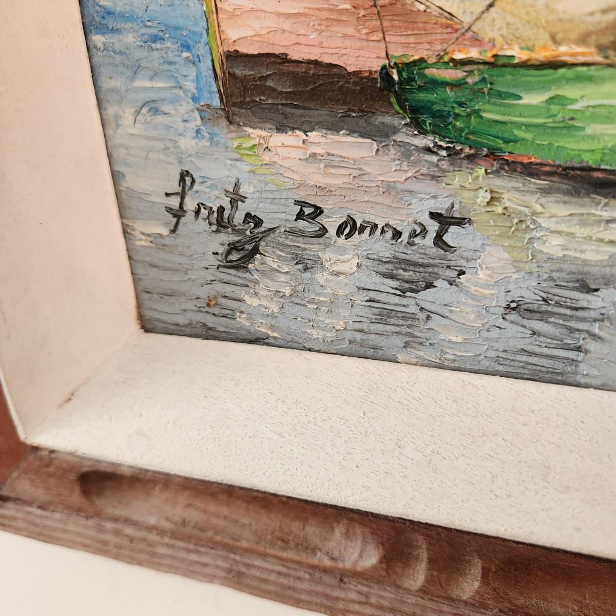 Fritz Haitian Artist Sailboats Village