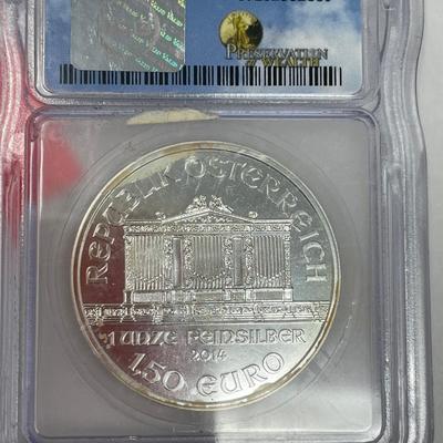 2014 Vienna Philharmonic 1 oz Coin