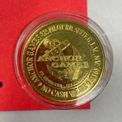 Anchor Games Casino Token Commemorative