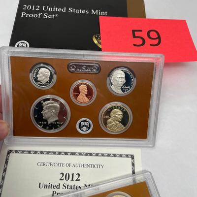 2012 Proof set