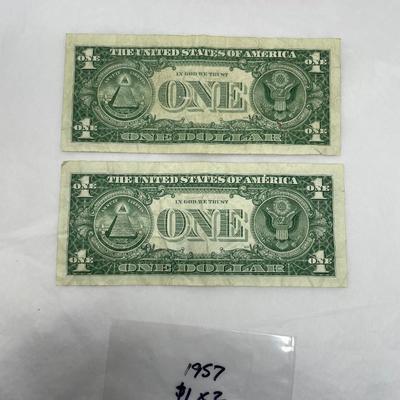 2- 1957 Silver Certificates