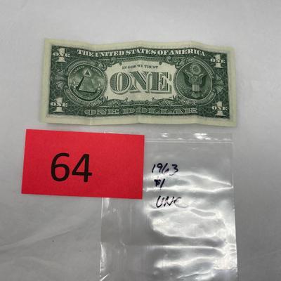 1963 $1 bill