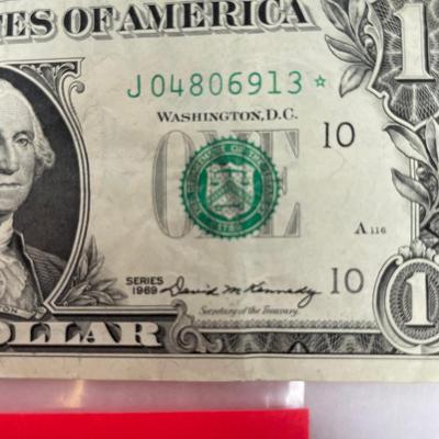 1969 $1 bill UNC