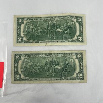 Bicentennial $2 Bill Lot of 2