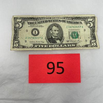 1981 $5 bill
