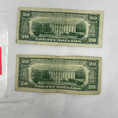 1963 $20 Lot of 2