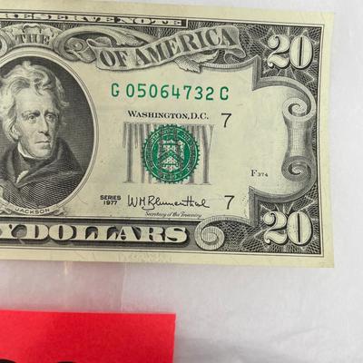 1977 $20 UNC