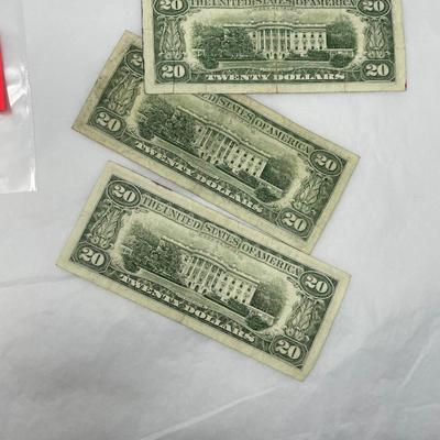 1985 $20 bill Lot of 3