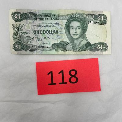 $1 Bahamas Bill