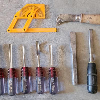 Chisel Tool Angle Finder Protractor Lot
