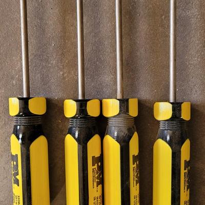 Tool Lot with Vise Grips, Multiple Screwdriver Types, Utility Bar & Mallet
