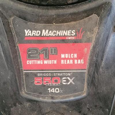 Yard Machine 550 EX with Collection Bag and Owners Manual