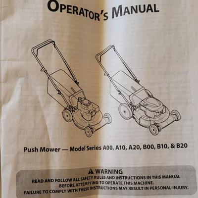 Yard Machine 550 EX with Collection Bag and Owners Manual