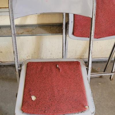 (2) Vintage Folding Chairs