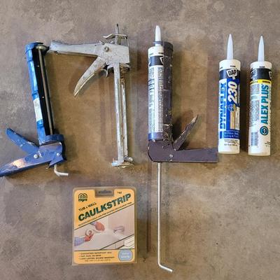 Caulk Guns, Caulk and Caulk Strips