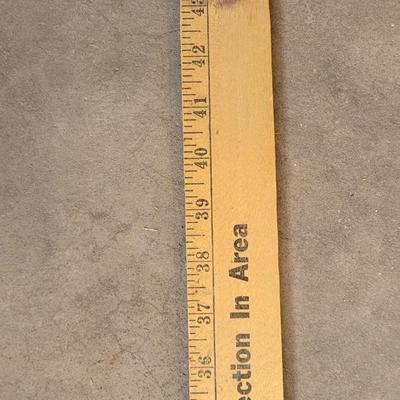 Ruler, Level, and Carpenter's Metal Framing Square