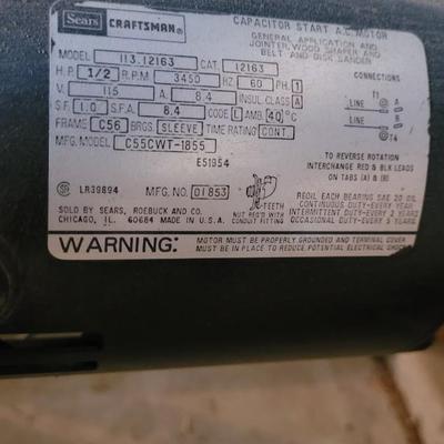 6.5" Craftsman Jointer Planer