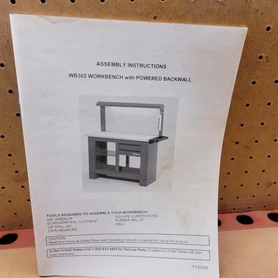 Workbench with Powered Backwall