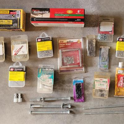 Variety of Nails and Screws