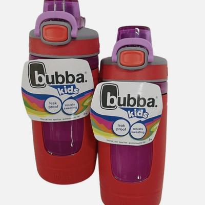 2-Pack Bubba Kid's 16 oz. Flo Refresh Plastic Water Bottle with Silicone Sleeve