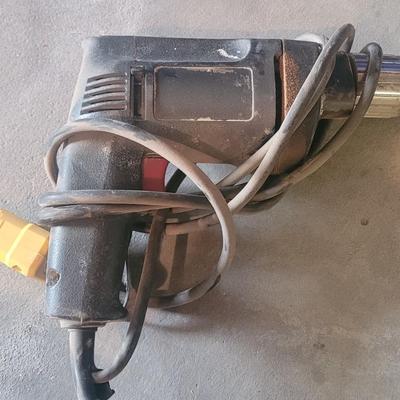 SKIL Corded Drill, Drill Gauge, Bits & Holder