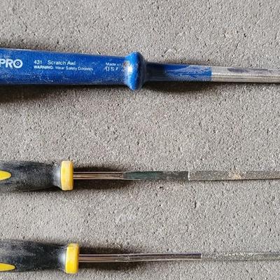 Metal Files and Awls