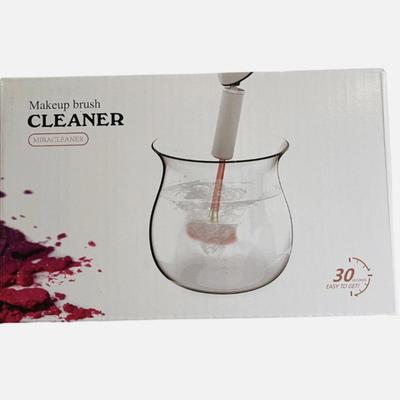 Electric Makeup Brush Cleaner Clean & Dry Brush in 30 Seconds - Black Color